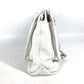 FENDI 8BN167 Horse Selleria Logo Shoulder Tote Bag Leather Women's White