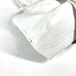 FENDI 8BN167 Horse Selleria Logo Shoulder Tote Bag Leather Women's White