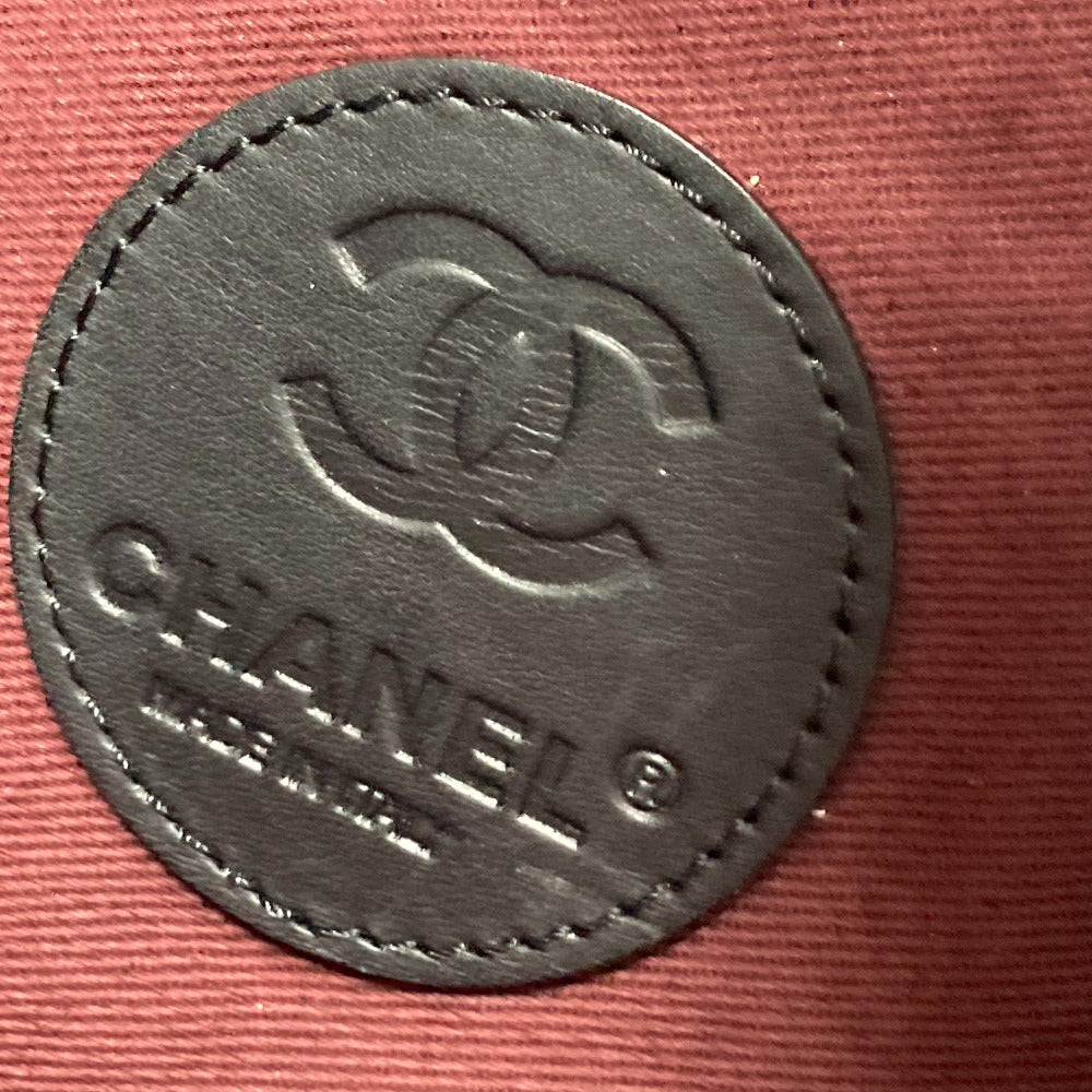 CHANEL 旅行バッグ CC ココマーク マトラッセ キルティング ショルダーバッグ 肩掛け トートバッグ トラベルバッグ ボストンバッグ コーティングキャンバス レディース ブラック