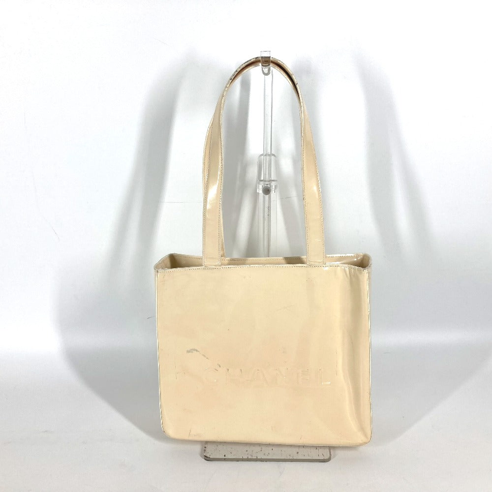 CHANEL ロゴ カバン 肩掛け トートバッグ ショルダーバッグ パテントレザー レディース - brandshop-reference