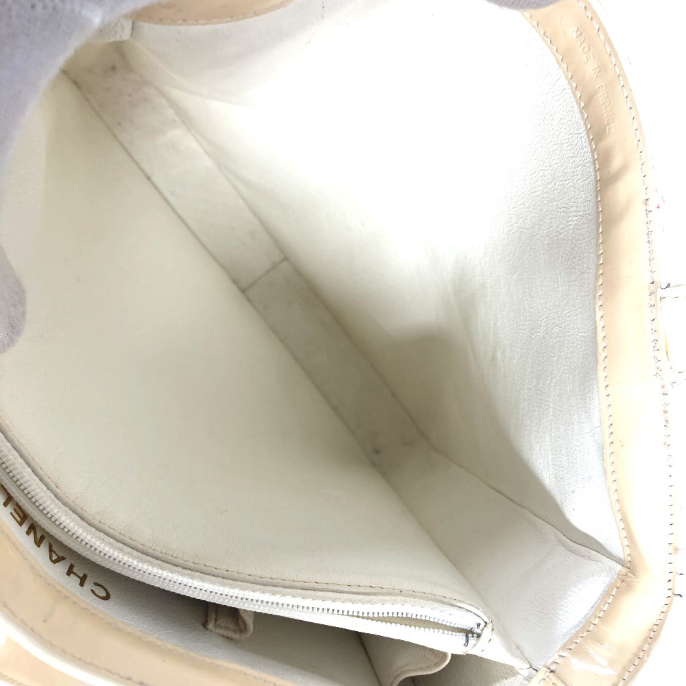 CHANEL ロゴ カバン 肩掛け トートバッグ ショルダーバッグ パテントレザー レディース - brandshop-reference