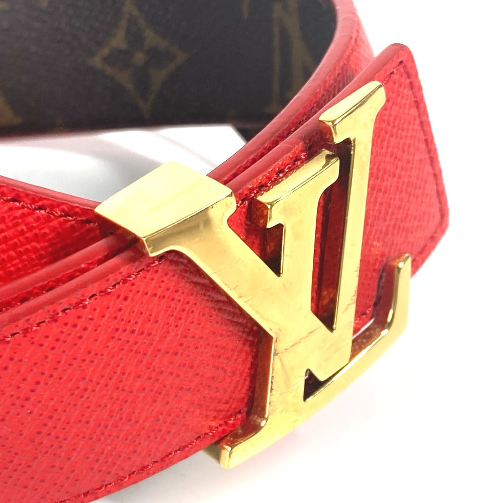 LOUIS VUITTON M0322W モノグラム ベルト・LV イニシャル 30MM リバーシブル アクセサリー ベルト モノグラムキャンバス レディース