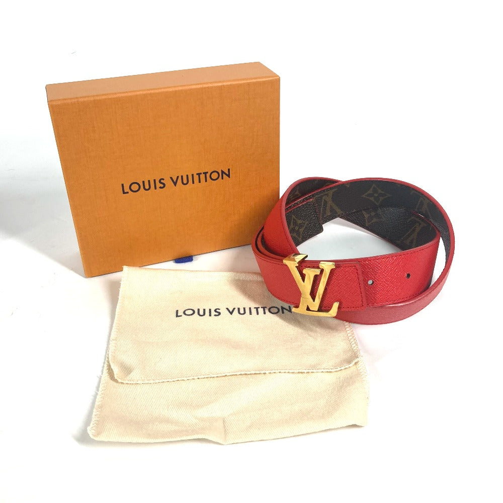 LOUIS VUITTON M0322W モノグラム ベルト・LV イニシャル 30MM リバーシブル アクセサリー ベルト モノグラムキャンバス レディース