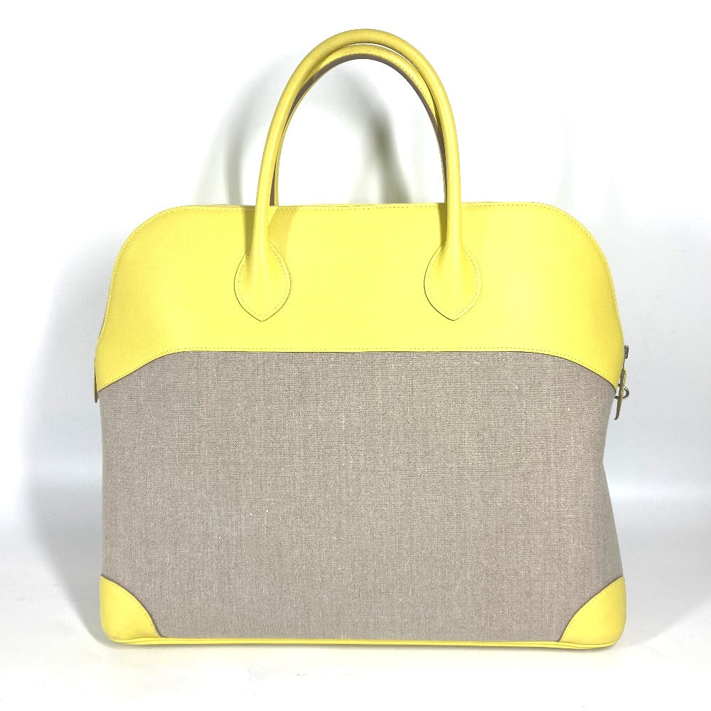 HERMES ショルダーバッグ 肩掛け ボストンバッグ ボリード 45 ボストンバッグ トートバッグ スイフト レディース イエロー
