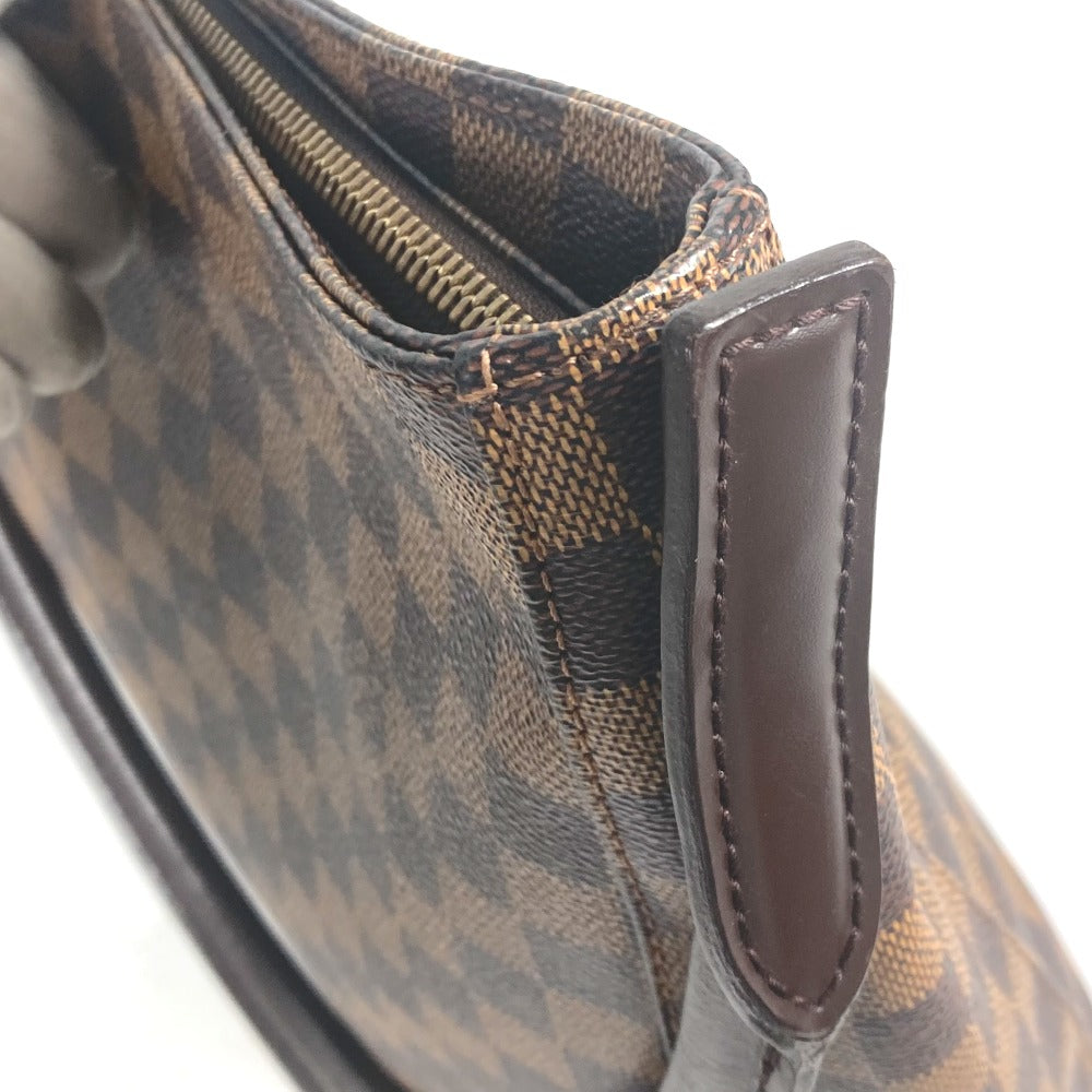 LOUIS VUITTON N51144 Damier Looping GM Shoulder Bag in Damier Canvas, Ebene Brown, Women's