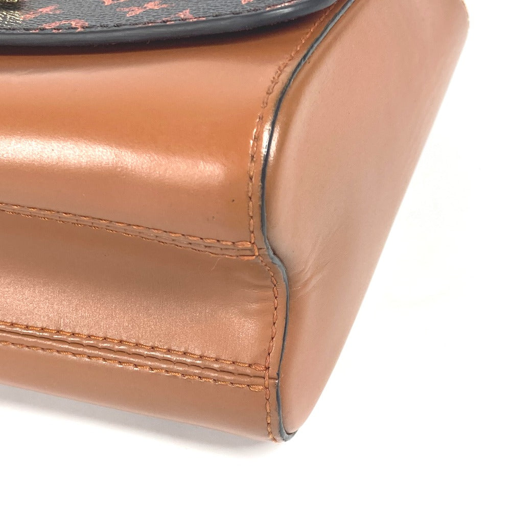 LOUIS VUITTON M44408 モノグラム キャットグラム 猫 サック ツイストMM カバン チェーンバッグ 斜め掛け Wチェーン ショルダーバッグ モノグラムキャンバス レディース ブラウン - brandshop-reference