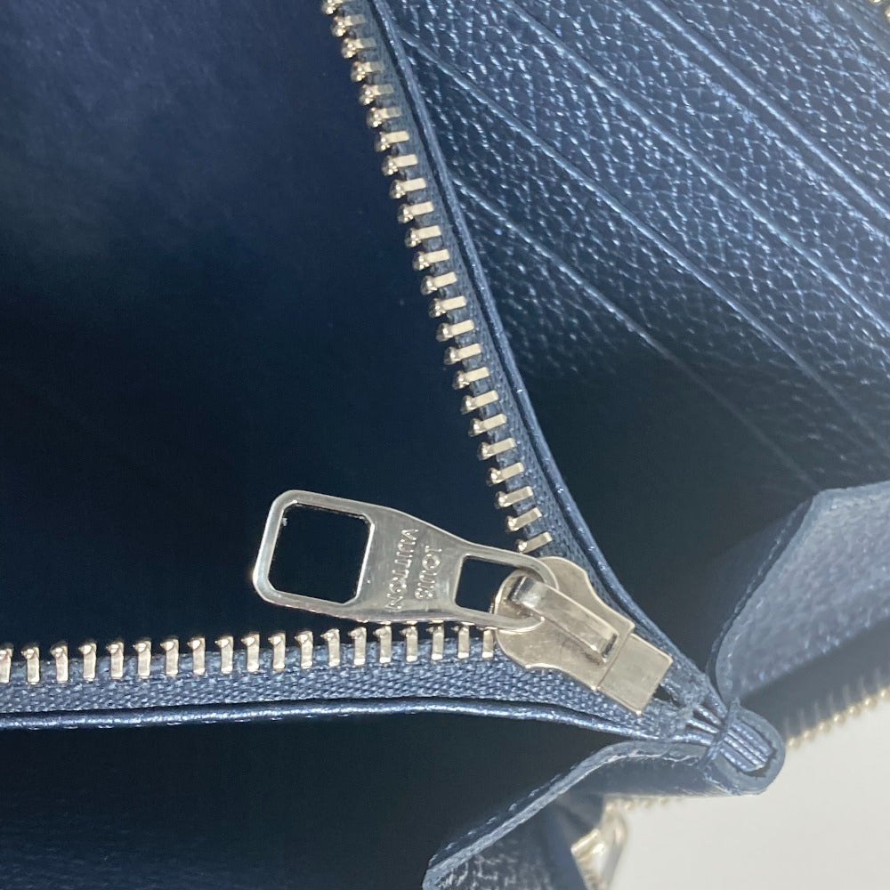 LOUIS VUITTON M80958  モノグラムアンプラント ジッピーウォレット ラウンドファスナー 長財布 モノグラムアンプラントレザー レディース ブルー - brandshop-reference