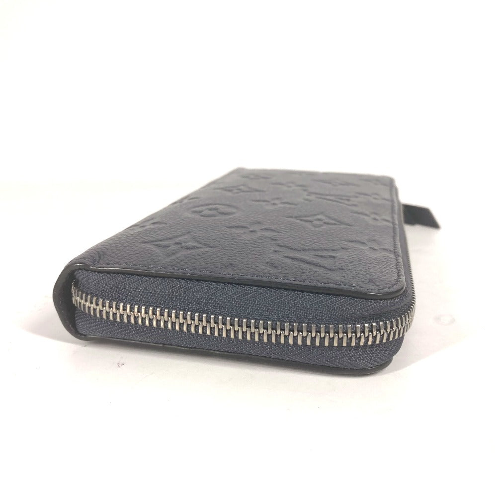LOUIS VUITTON M80958  モノグラムアンプラント ジッピーウォレット ラウンドファスナー 長財布 モノグラムアンプラントレザー レディース ブルー - brandshop-reference