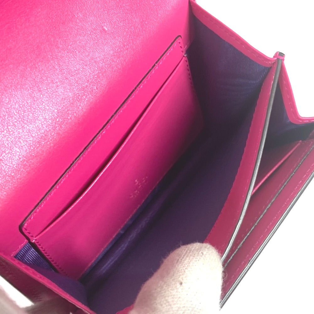 GUCCI 723777 GG Matelasse Quilted Crossbody Pochette Shoulder Bag in Leather/Nylon, Pink