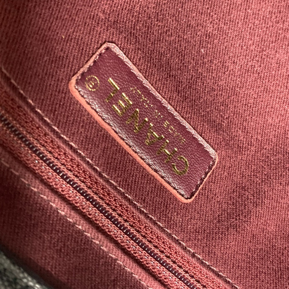 CHANEL A93795 CC ココマーク アフィニティ マトラッセ キルティング 2WAYバッグ トートバッグ 斜め掛け チェーン ショルダーバッグ キャビアスキン レディース ブラック - brandshop-reference