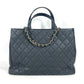 CHANEL A93795 CC Coco Mark Affinity Matelasse Quilted 2-Way Tote Bag, Crossbody Bag, Chain Shoulder Bag, Caviar Skin, Black