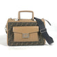 FENDI 7VA571 ズッカ SOFT TRUNK ソフトランク カバン 2WAYバッグ ドクターバッグ ショルダーバッグ 斜め掛け ハンドバッグ キャンバス/レザー ユニセックス ブラウン - brandshop-reference