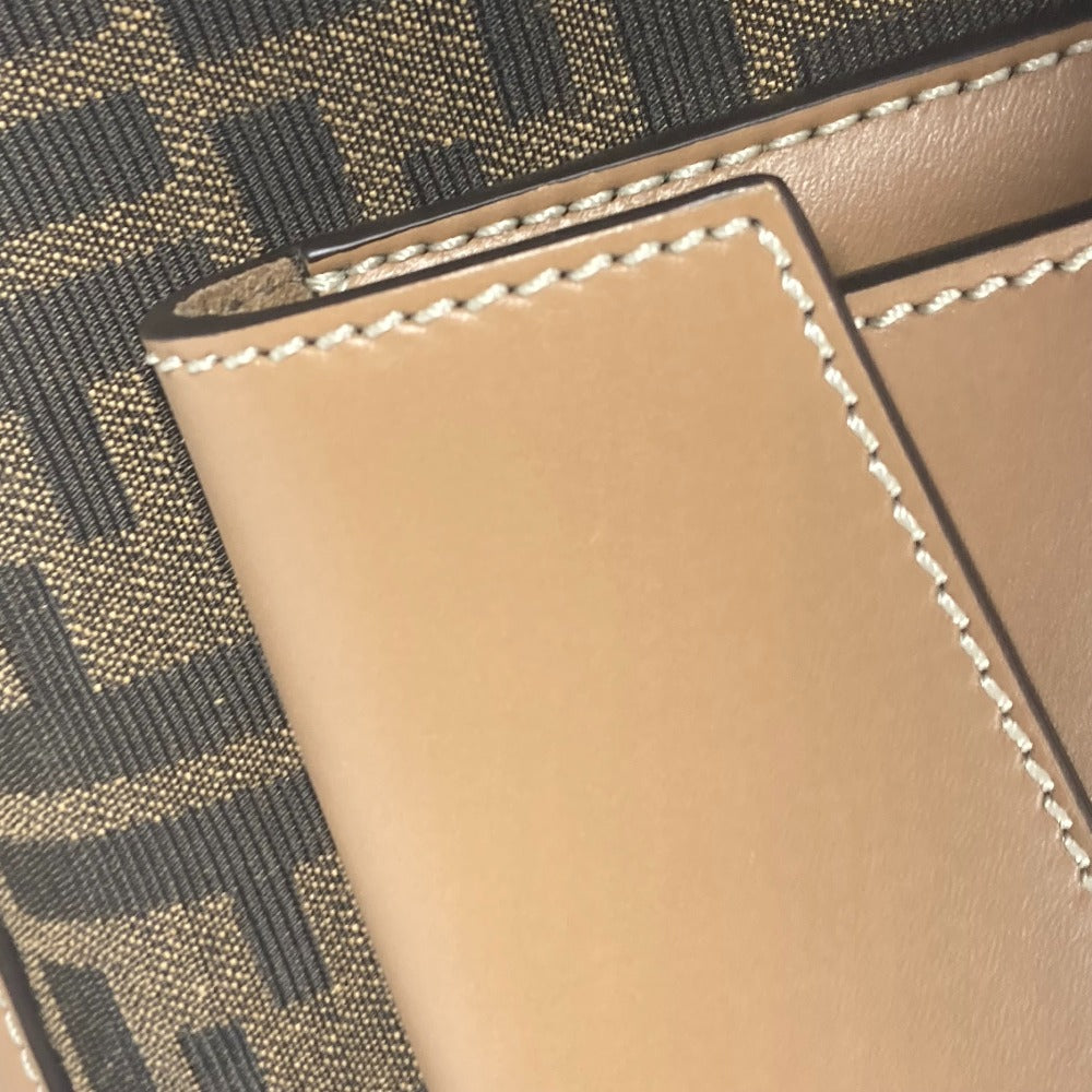 FENDI 7VA571 ズッカ SOFT TRUNK ソフトランク カバン 2WAYバッグ ドクターバッグ ショルダーバッグ 斜め掛け ハンドバッグ キャンバス/レザー ユニセックス ブラウン - brandshop-reference