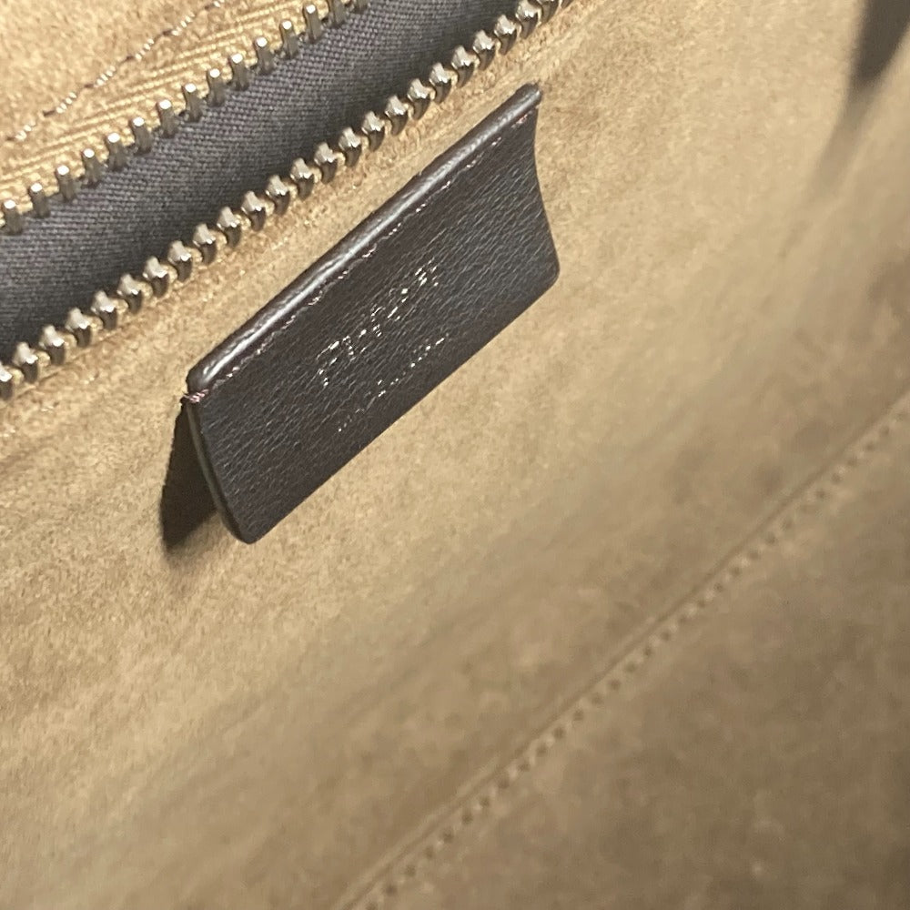 FENDI 7VA571 ズッカ SOFT TRUNK ソフトランク カバン 2WAYバッグ ドクターバッグ ショルダーバッグ 斜め掛け ハンドバッグ キャンバス/レザー ユニセックス ブラウン - brandshop-reference