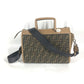 FENDI 7VA571 ズッカ SOFT TRUNK ソフトランク カバン 2WAYバッグ ドクターバッグ ショルダーバッグ 斜め掛け ハンドバッグ キャンバス/レザー ユニセックス ブラウン - brandshop-reference
