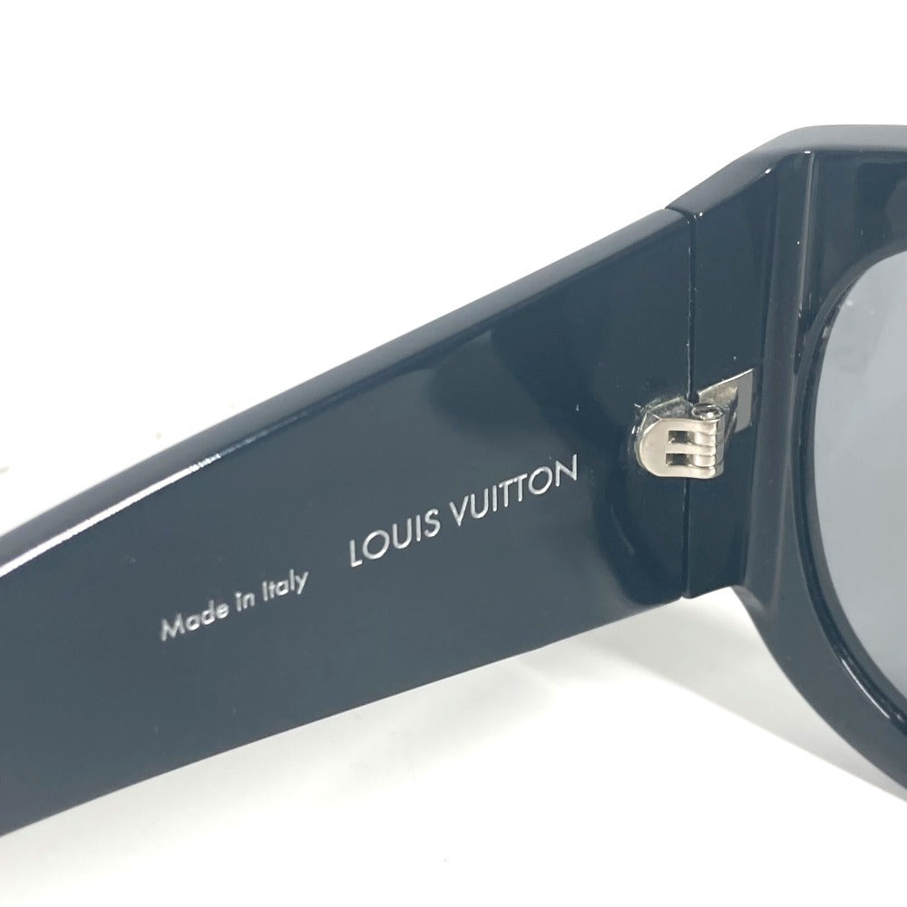 LOUIS VUITTON Z1247E LVイニシャル シェルビー ティアドロップ アイウェア 眼鏡 メガネ サングラス プラスチック メンズ ブラック