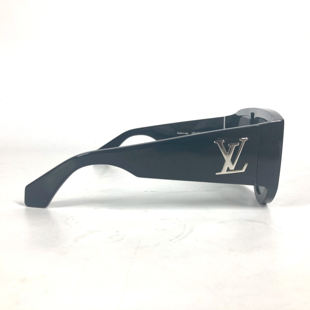 LOUIS VUITTON Z1247E LVイニシャル シェルビー ティアドロップ アイウェア 眼鏡 メガネ サングラス プラスチック メンズ ブラック
