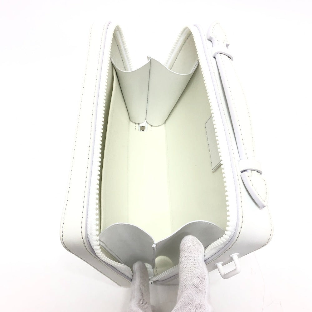 LOUIS VUITTON M21833 LVオーナメント ソフトトランク 斜め掛け カバン ボックスバッグ 2WAYバッグ ハンドバッグ ショルダーバッグ レザー ユニセックス ホワイト
