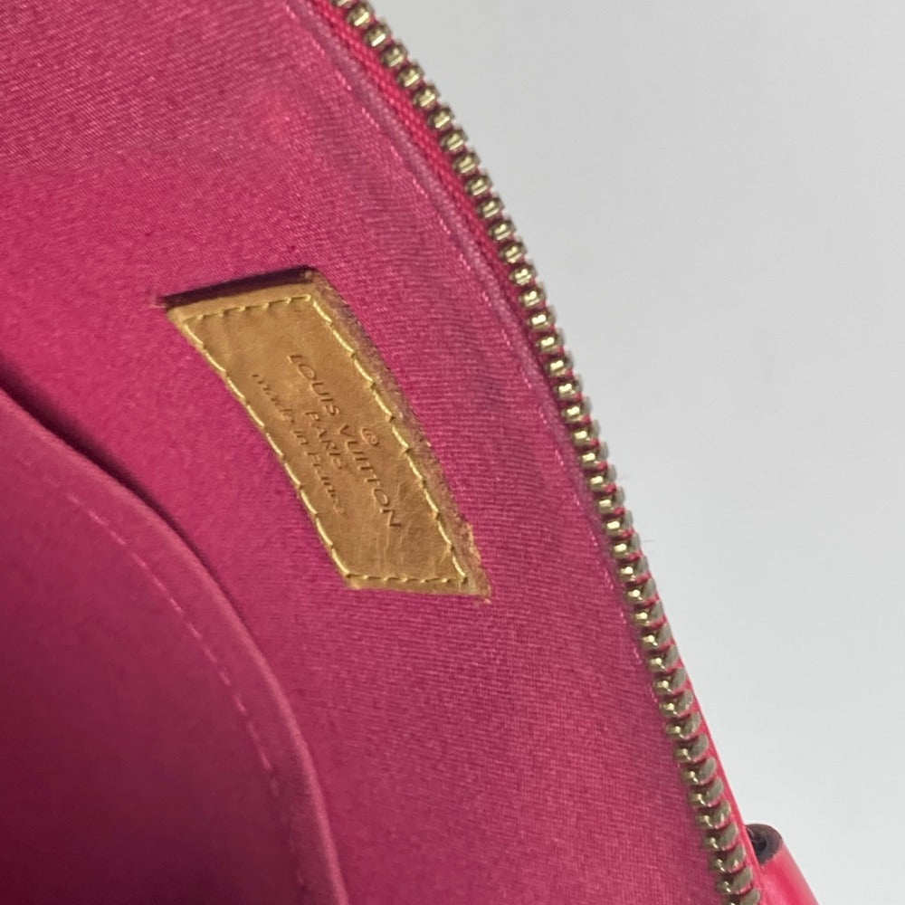 LOUIS VUITTON M93686 ヴェルニ ローズ 薔薇 スティーブンスプルース アルマ MM カバン トートバッグ ハンドバッグ パテントレザー レディース ローズポップ(ピンク) ピンク