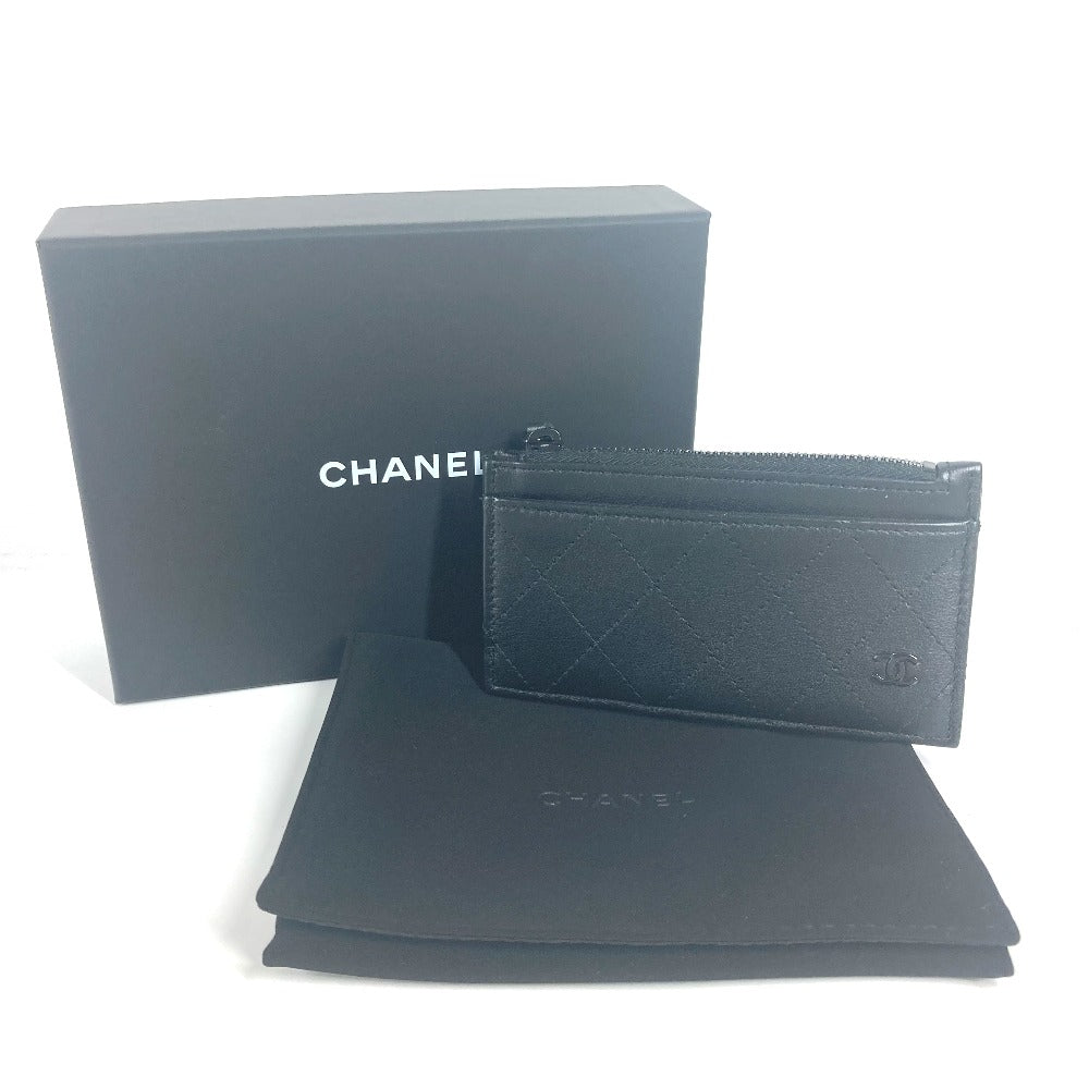 CHANEL AP3823 CC ココマーク マトラッセ クラシック フラグメントケース  財布 小銭入れ コインケース レザー レディース