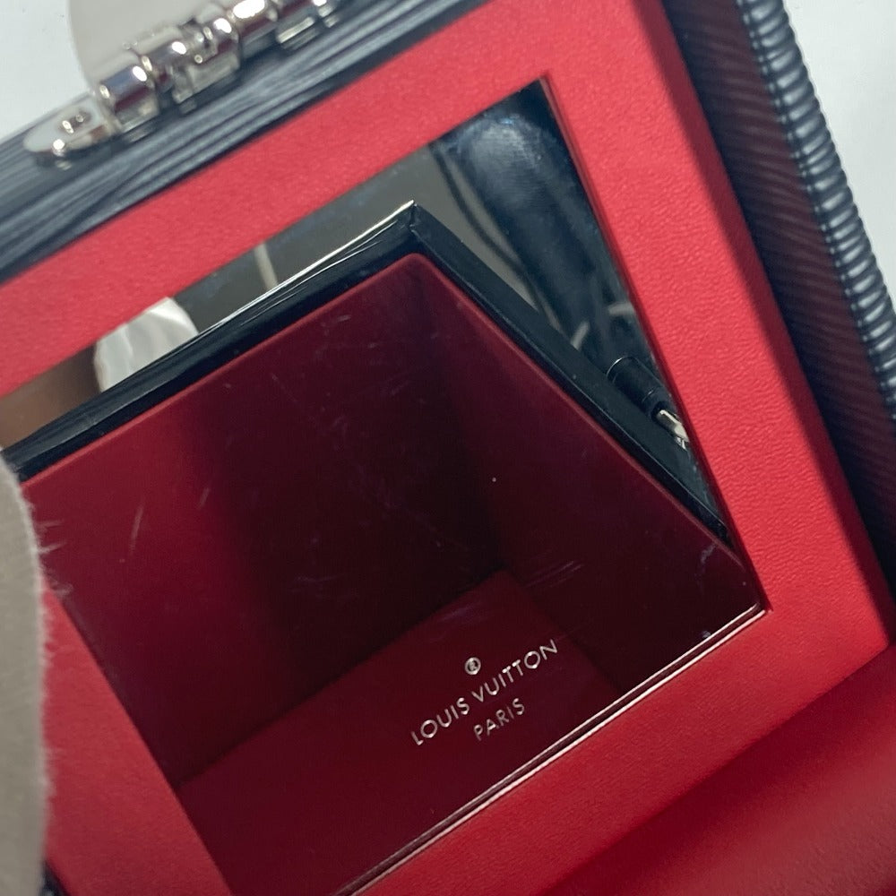 LOUIS VUITTON M52703 エピ ミラー付き ブリーカーボックス BOX カバン バニティバッグ ショルダーバッグ ハンドバッグ エピレザー レディース ノワール ブラック