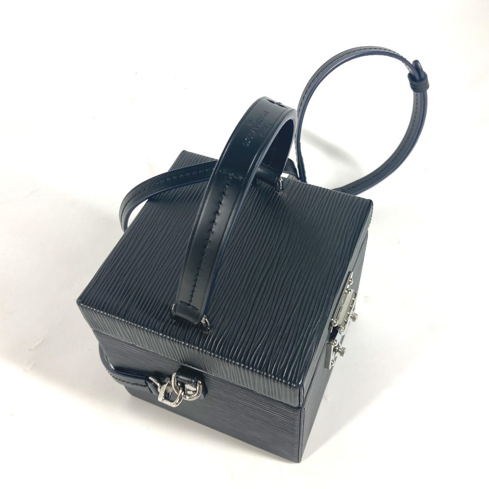 LOUIS VUITTON M52703 エピ ミラー付き ブリーカーボックス BOX カバン バニティバッグ ショルダーバッグ ハンドバッグ エピレザー レディース ノワール ブラック