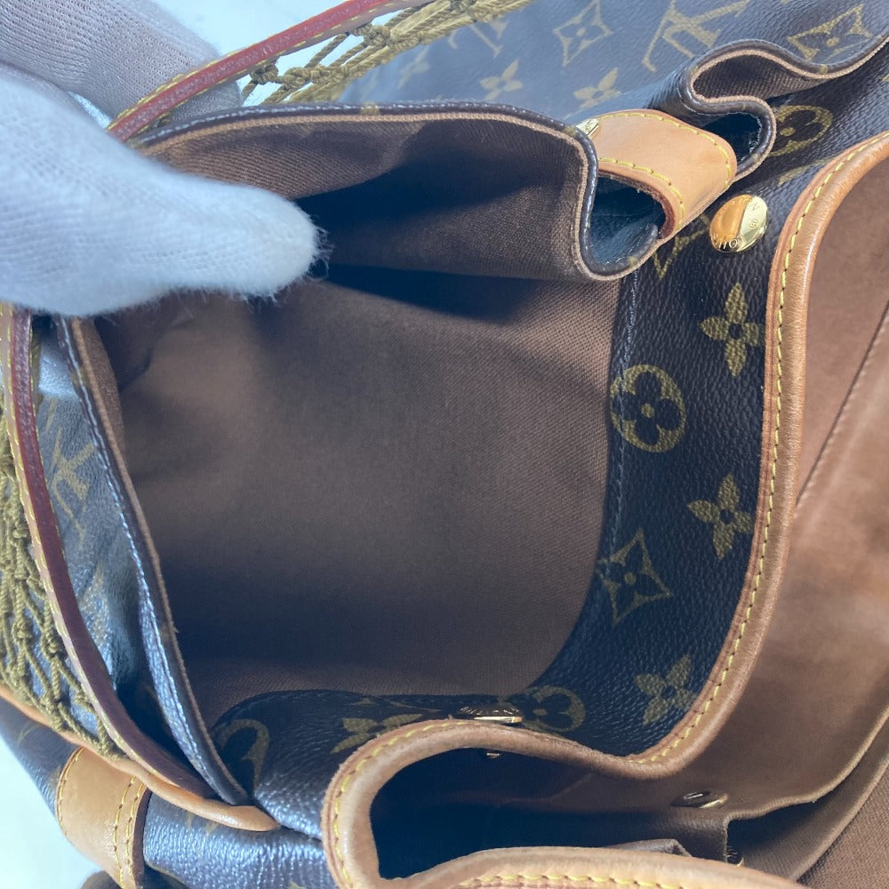 LOUIS VUITTON M40116 モノグラム コンゴMM カバン 斜め掛け メッセンジャーバッグ ポーチ付き ネット ショルダーバッグ モノグラムキャンバス ユニセックス ブラウン - brandshop-reference