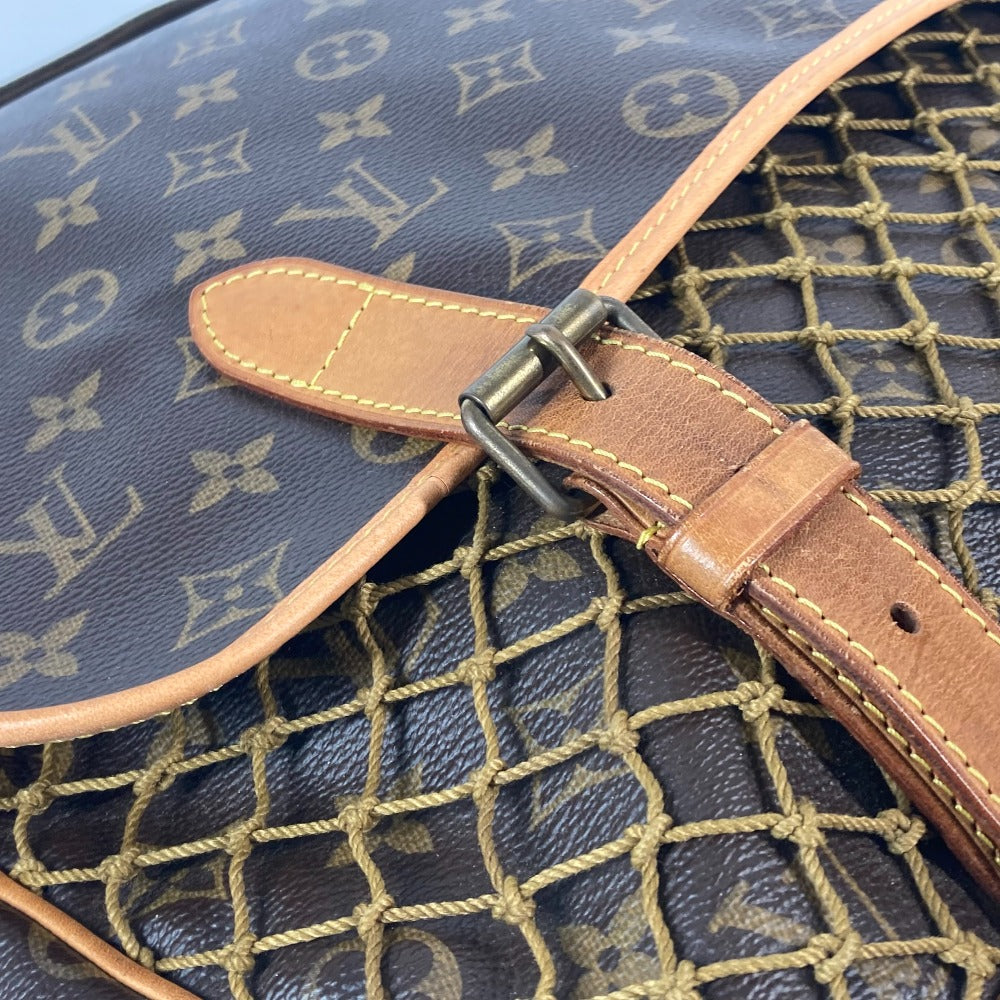LOUIS VUITTON M40116 モノグラム コンゴMM カバン 斜め掛け メッセンジャーバッグ ポーチ付き ネット ショルダーバッグ モノグラムキャンバス ユニセックス ブラウン - brandshop-reference