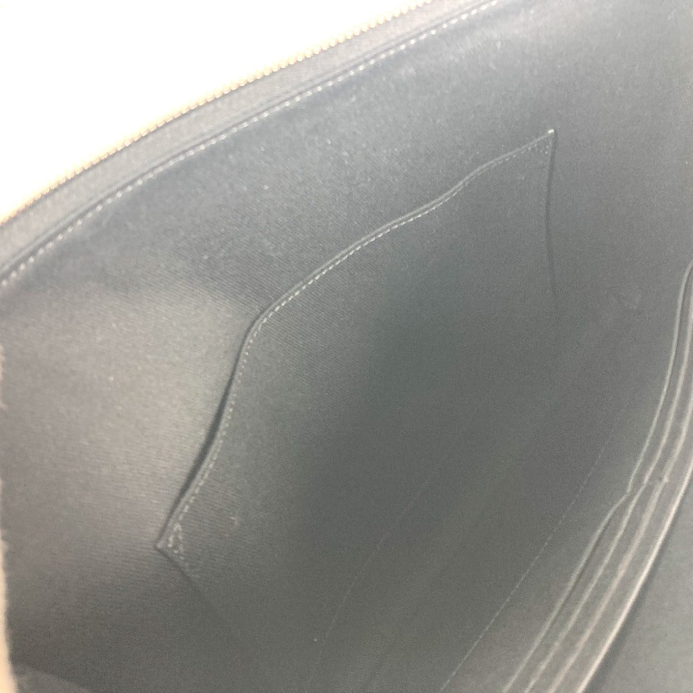 Berluti L字ファスナー ニノ ロゴ ポーチ カバン クラッチバッグ PVC/レザー メンズ グレー - brandshop-reference