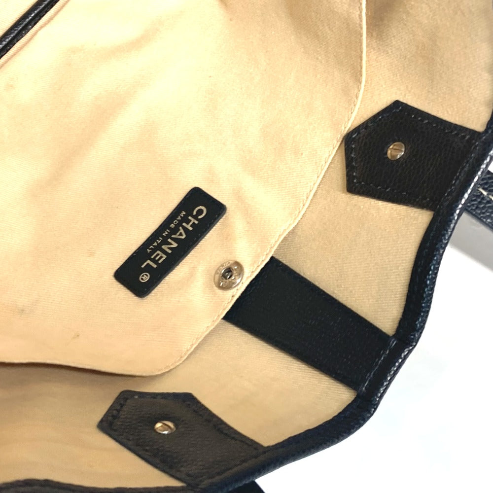 CHANEL セントラルステーション カバン 肩掛け トートバッグ ショルダーバッグ PVC/レザー レディース ブラック - brandshop-reference