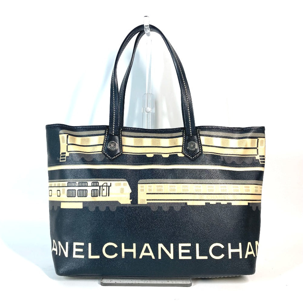 CHANEL セントラルステーション カバン 肩掛け トートバッグ ショルダーバッグ PVC/レザー レディース ブラック - brandshop-reference