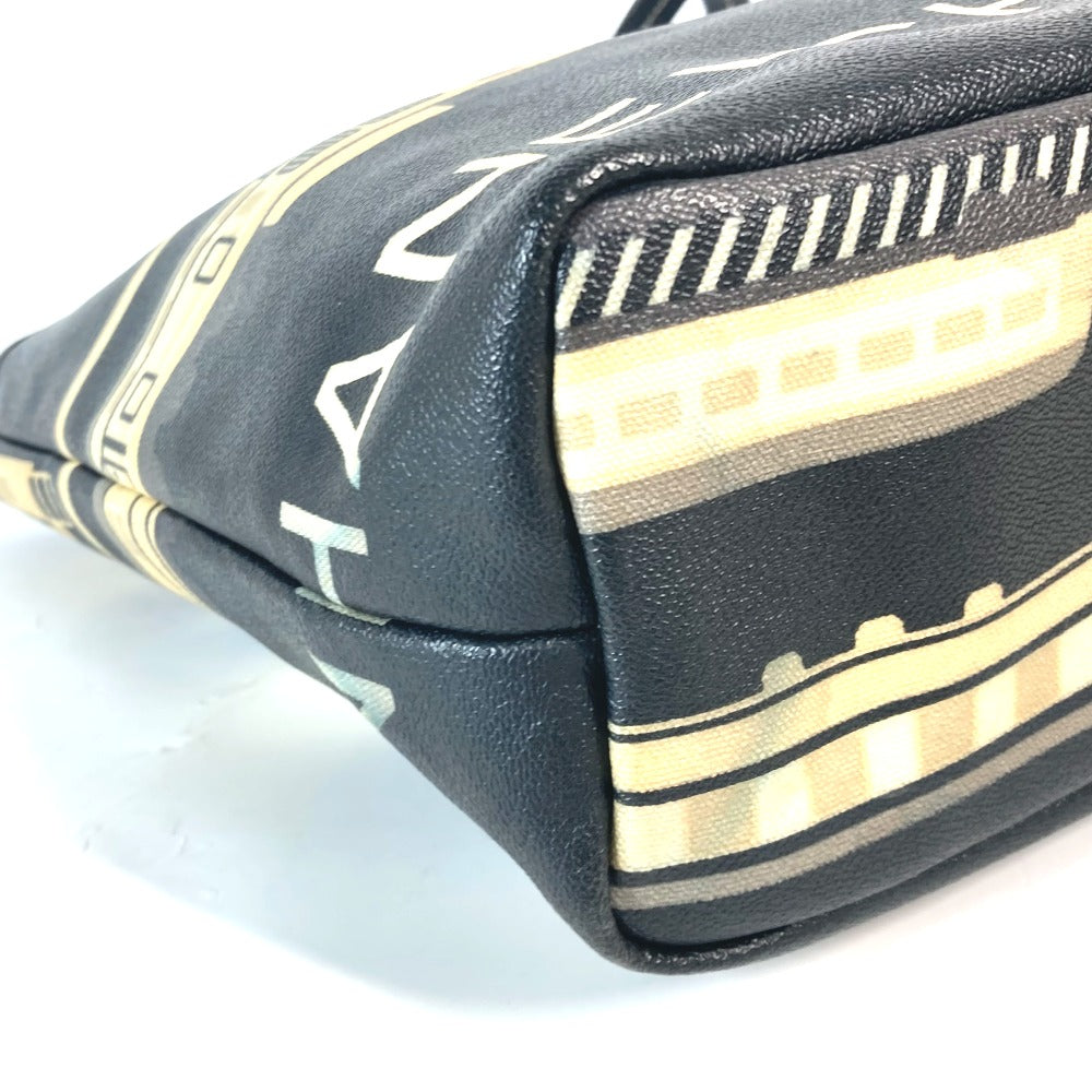 CHANEL セントラルステーション カバン 肩掛け トートバッグ ショルダーバッグ PVC/レザー レディース ブラック - brandshop-reference