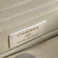 CHANEL Crossbody bag CC CC Mark Frill Chain Wallet Shoulder Bag Long Wallet Leather White/GoldHardware Used