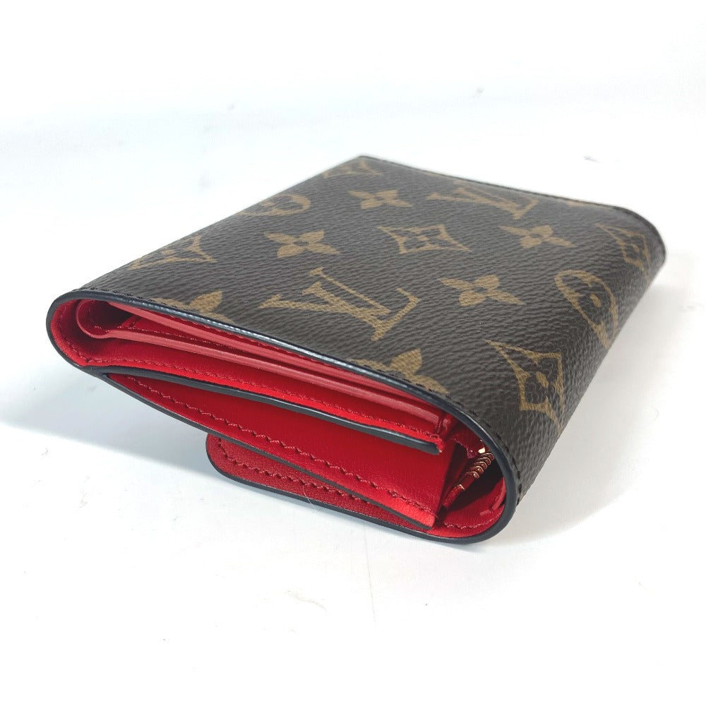 LOUIS VUITTON M62567 モノグラム ポルトフォイユ フラワー コンパクトウォレット 3つ折り財布 モノグラムキャンバス レディース