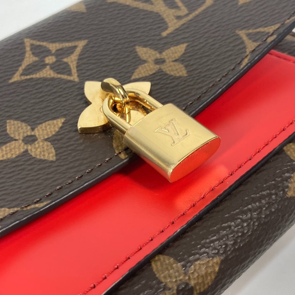 LOUIS VUITTON M62567 モノグラム ポルトフォイユ フラワー コンパクトウォレット 3つ折り財布 モノグラムキャンバス レディース