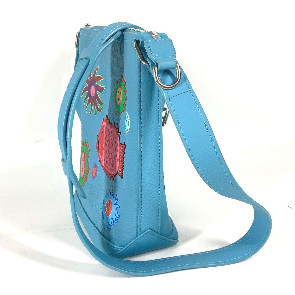 LOUIS VUITTON M21716 LV×YK モノグラムトリヨン ホーボー クルーザー アップリケ カバン 斜め掛け ポシェット ショルダーバッグ トリヨンレザー ユニセックス ブルー