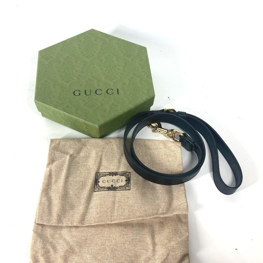 GUCCI 695257 インターロッキングG  デコールラージ ペット リード ドッグ わんちゃん 犬 ペットグッズ リード レザー ユニセックス