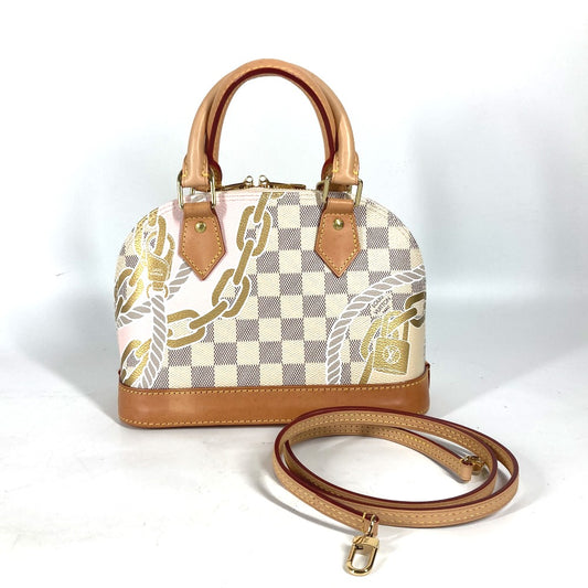 LOUIS VUITTON N40472 ダミエアズール ノーティカルコレクション アルマBB 2WAYバッグ ショルダーバッグ 斜め掛け ハンドバッグ ダミエアズールキャンバス レディース