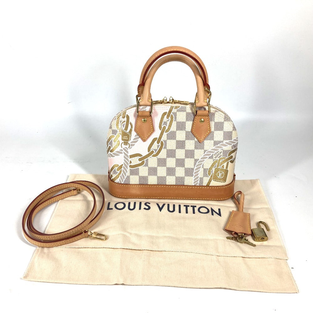 LOUIS VUITTON N40472 ダミエアズール ノーティカルコレクション アルマBB 2WAYバッグ ショルダーバッグ 斜め掛け ハンドバッグ ダミエアズールキャンバス レディース