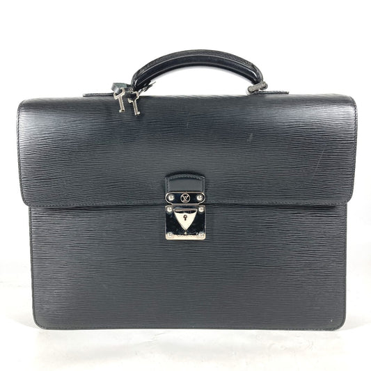 LOUIS VUITTON M54532 エピ ロブスト1 ビジネスバッグ カバン トートバッグ ハンドバッグ エピレザー メンズ ブラック - brandshop-reference