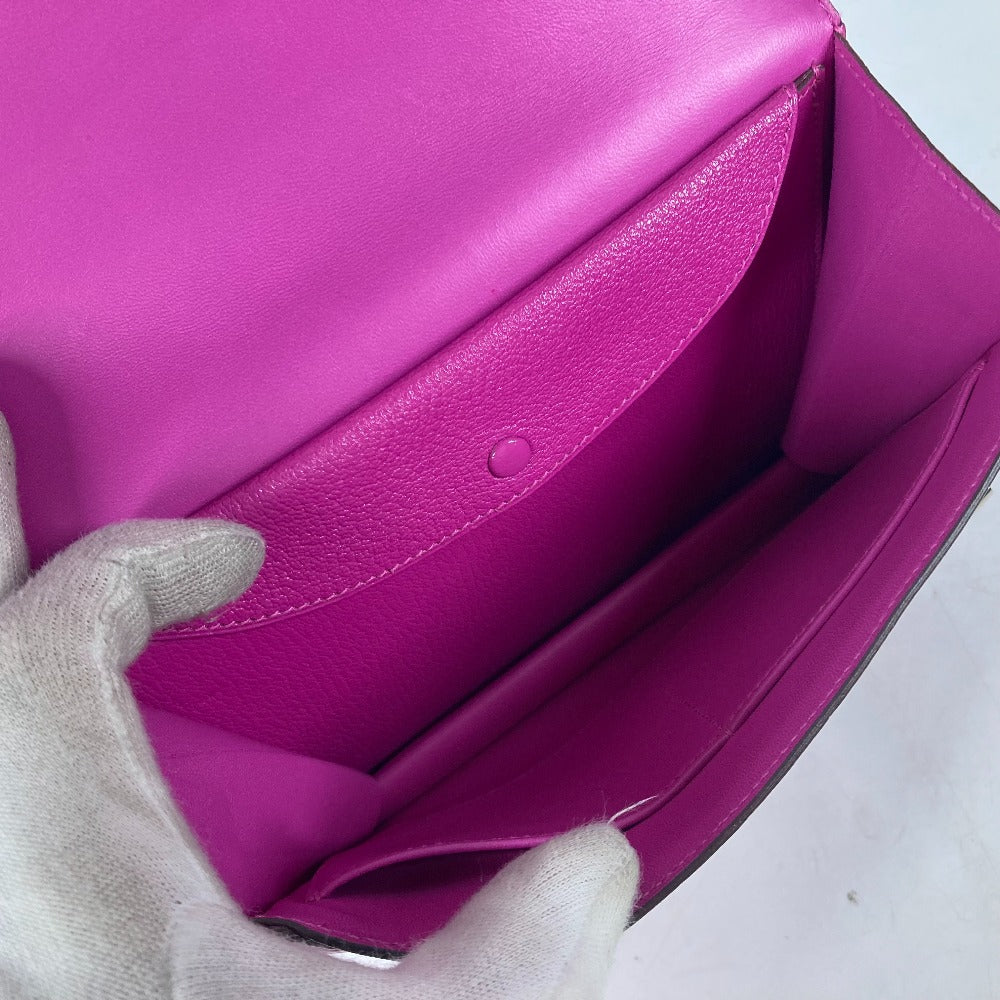 HERMES ヴェルー カバン ポーチ クラッチバッグ シェーブル レディース ローズパープル パープル - brandshop-reference