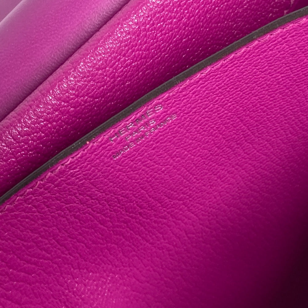 HERMES ヴェルー カバン ポーチ クラッチバッグ シェーブル レディース ローズパープル パープル - brandshop-reference