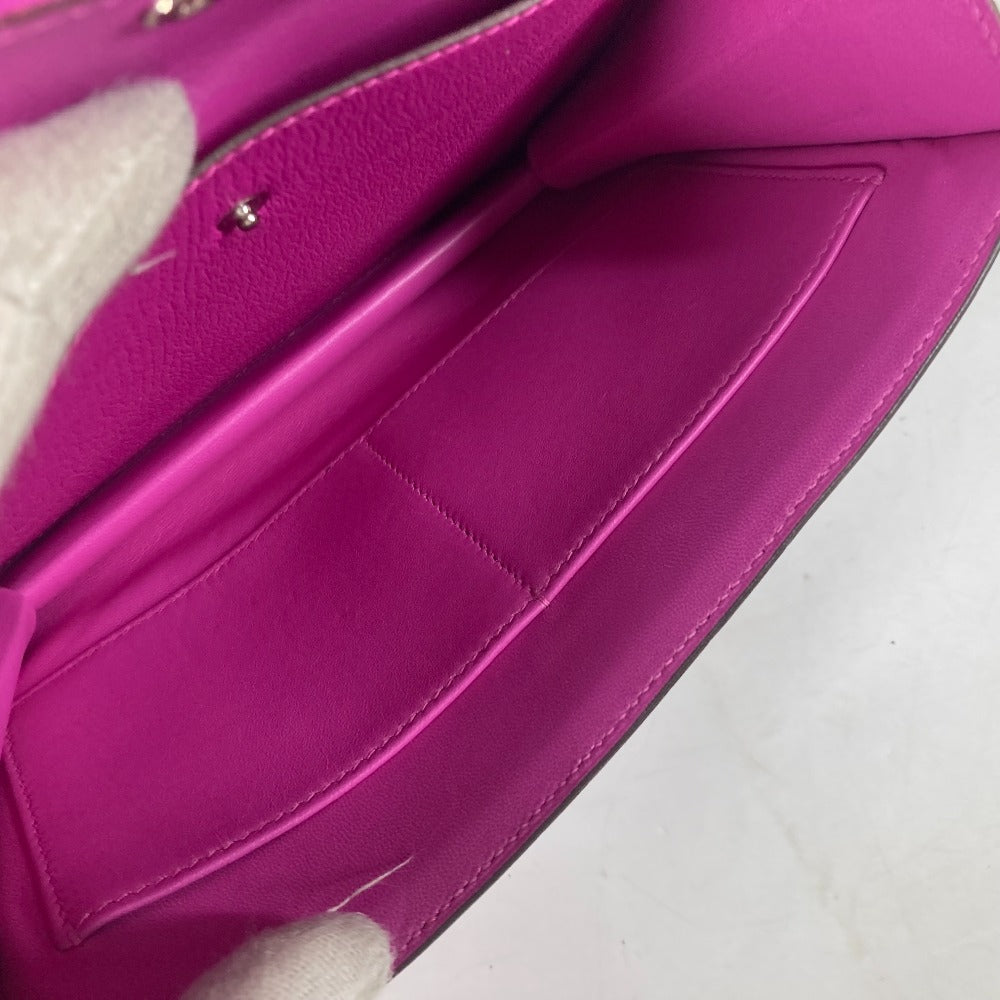 HERMES ヴェルー カバン ポーチ クラッチバッグ シェーブル レディース ローズパープル パープル - brandshop-reference