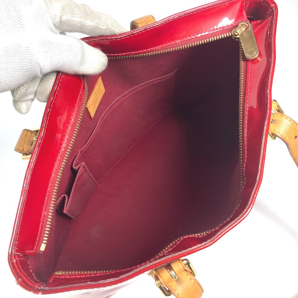 LOUIS VUITTON M91989 モノグラムヴェルニ ブレントウッド カバン トートバッグ 肩掛け ショルダーバッグ モノグラムヴェルニ レディース ポムダムール レッド - brandshop-reference