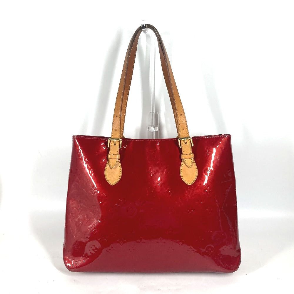 LOUIS VUITTON M91989 モノグラムヴェルニ ブレントウッド カバン トートバッグ 肩掛け ショルダーバッグ モノグラムヴェルニ レディース ポムダムール レッド - brandshop-reference