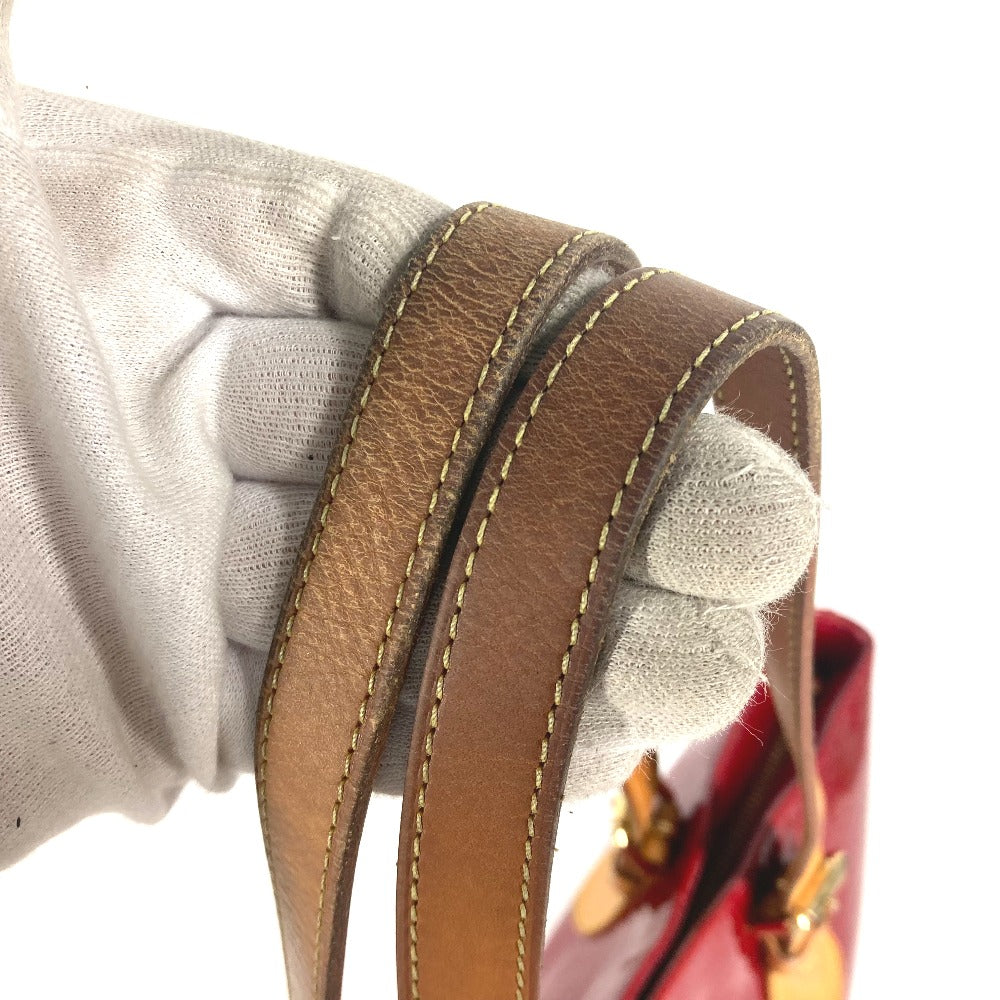 LOUIS VUITTON M91989 モノグラムヴェルニ ブレントウッド カバン トートバッグ 肩掛け ショルダーバッグ モノグラムヴェルニ レディース ポムダムール レッド - brandshop-reference