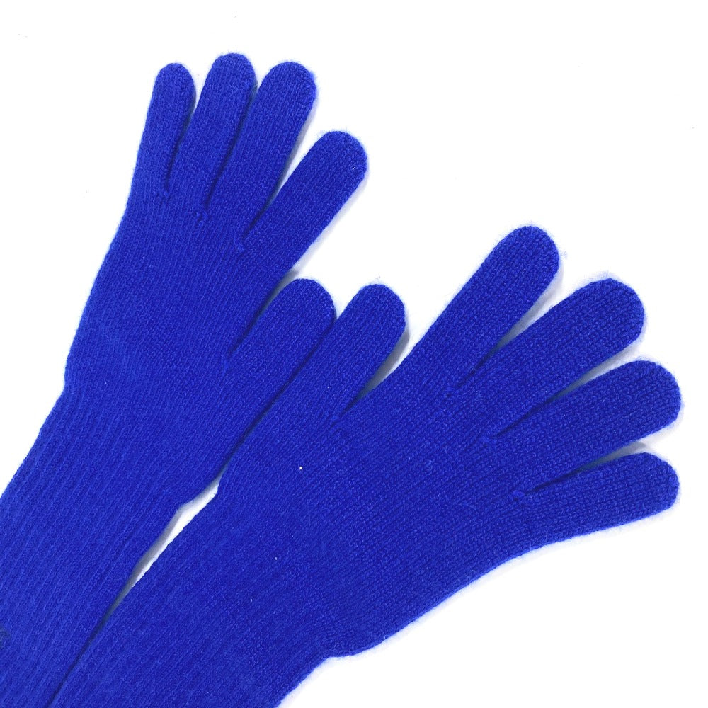 CHANEL ロンググローブ CC ココマーク アクセサリー 手袋 カシミヤ レディース ブルー - brandshop-reference