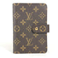 LOUIS VUITTON M61207 モノグラム ポルトパピエジップ コンパクトウォレット 2つ折り財布 モノグラムキャンバス レディース ブラウン