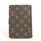 LOUIS VUITTON M61207 モノグラム ポルトパピエジップ コンパクトウォレット 2つ折り財布 モノグラムキャンバス レディース ブラウン