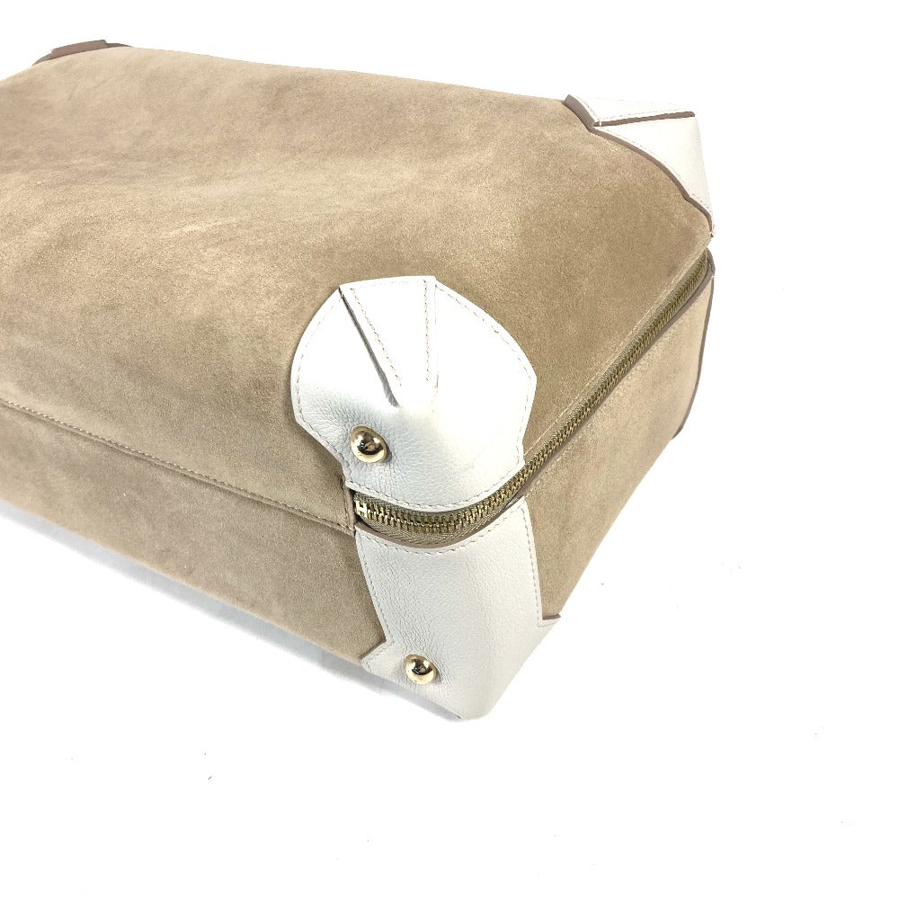 HERMES ハンドバッグ マキシボックス 36 カバン トラベルバッグ 旅行バッグ BOX ボストンバッグ シェーブル レディース グリスカイユ ベージュ - brandshop-reference